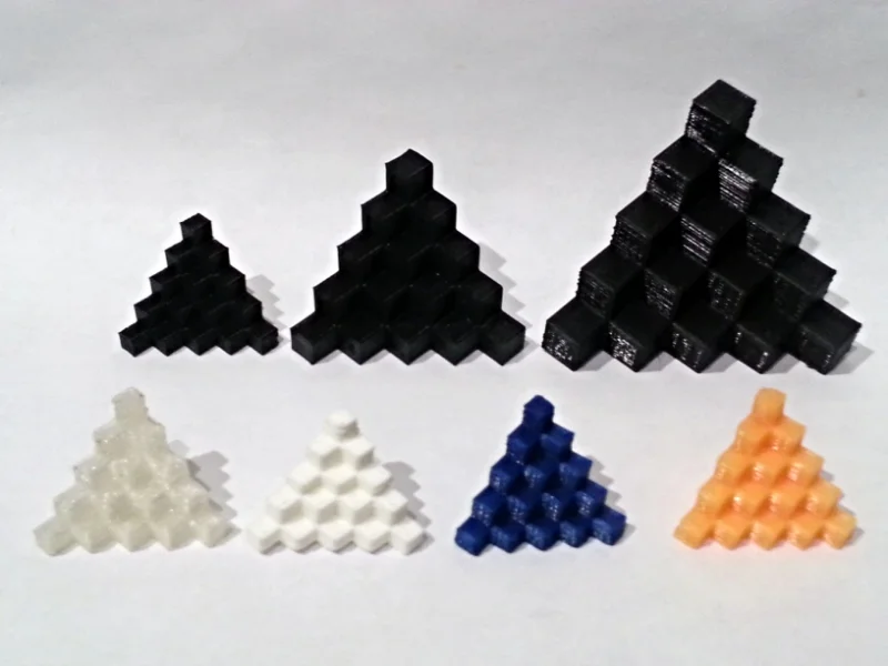 Stepped Calibration Object Makergear M2 and Printrbot Simple - PLA