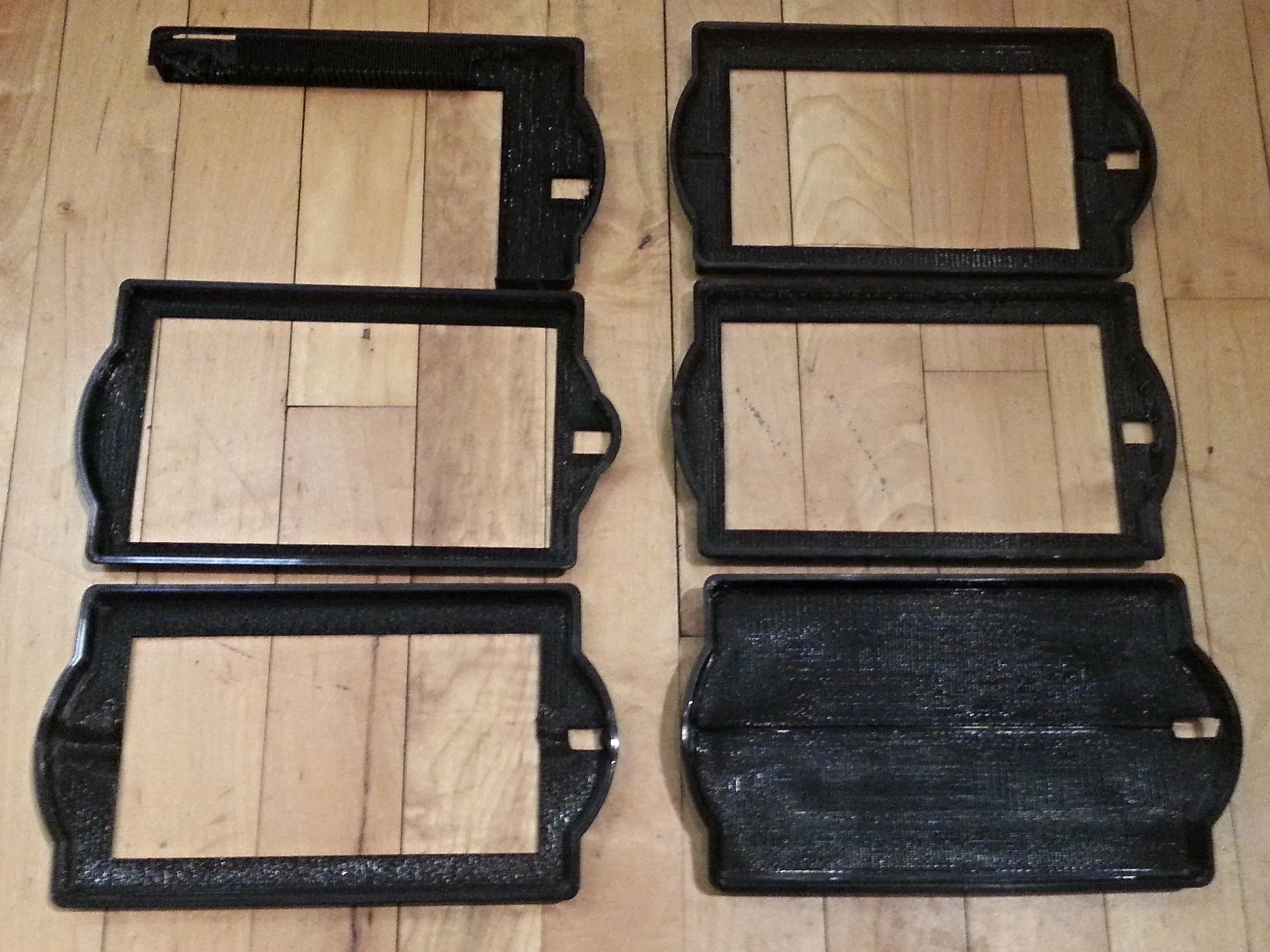 Printed design iterations