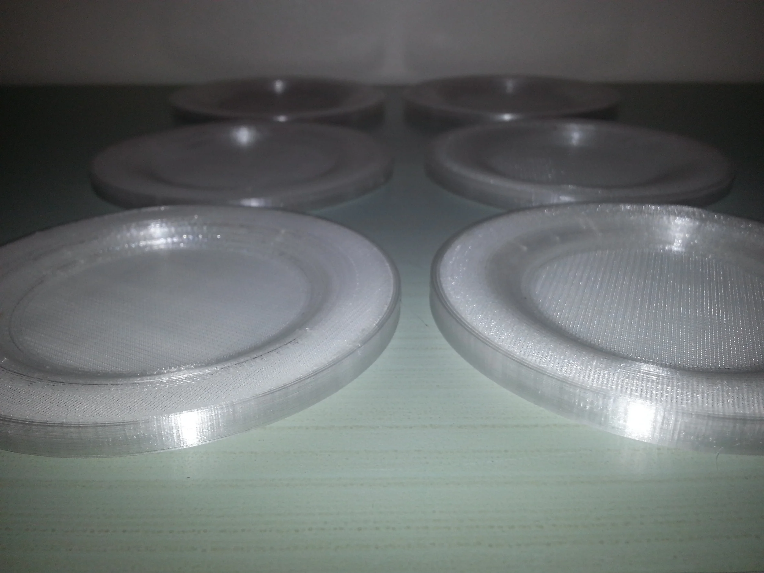 Material: Clear PET plastic Surface Finish: Vapor polished smooth with M.E.K. Sub. solution.