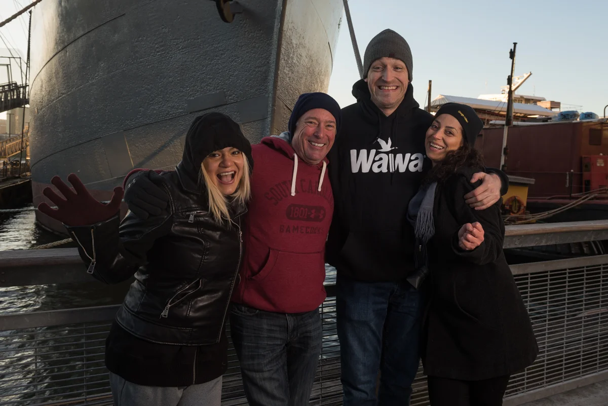 Team shot | We are freezing!