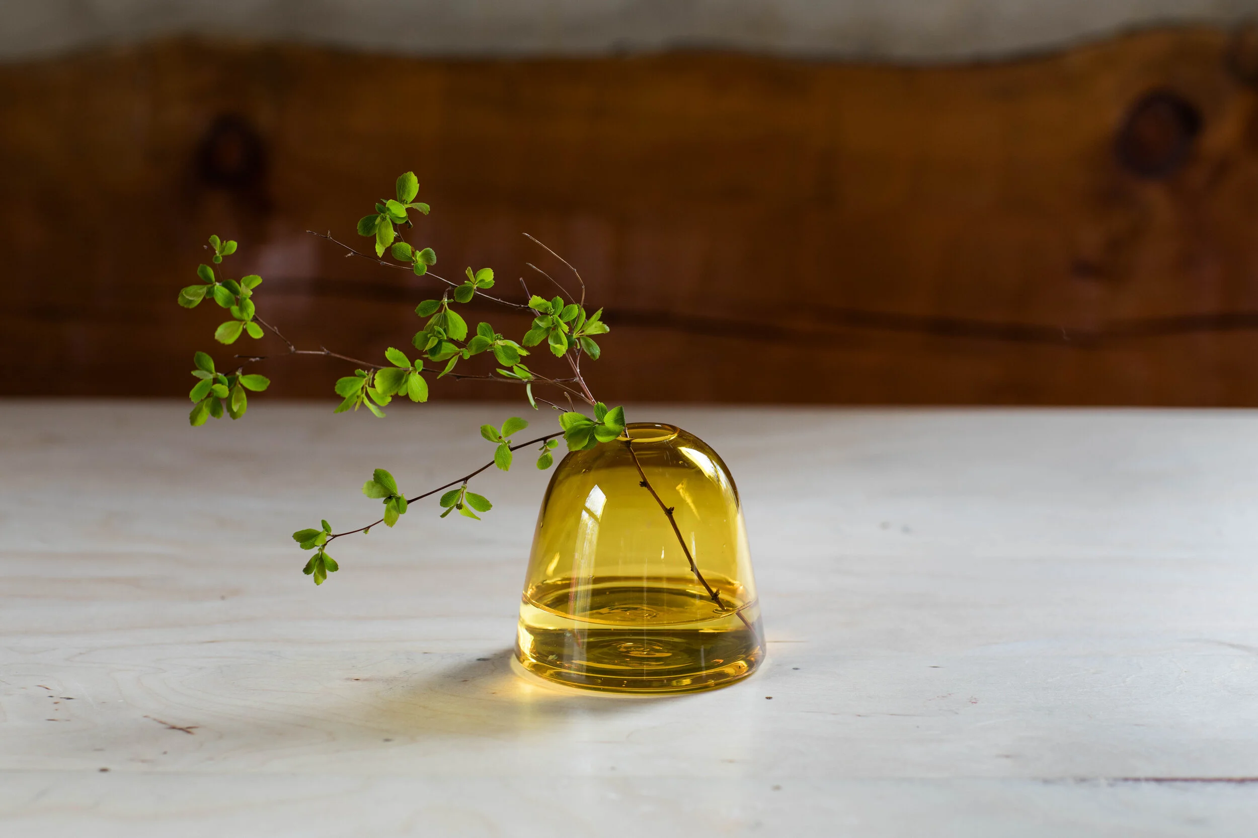 Hillock Bud Vase: Gold