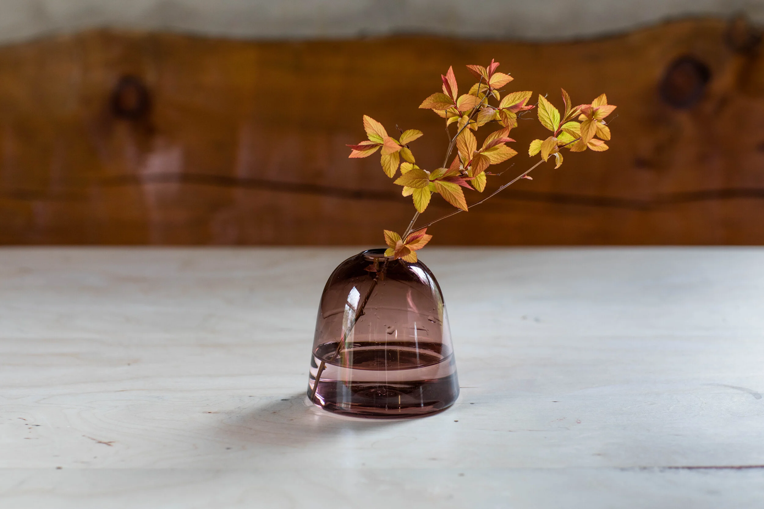 Hillock Bud Vase: Cedar