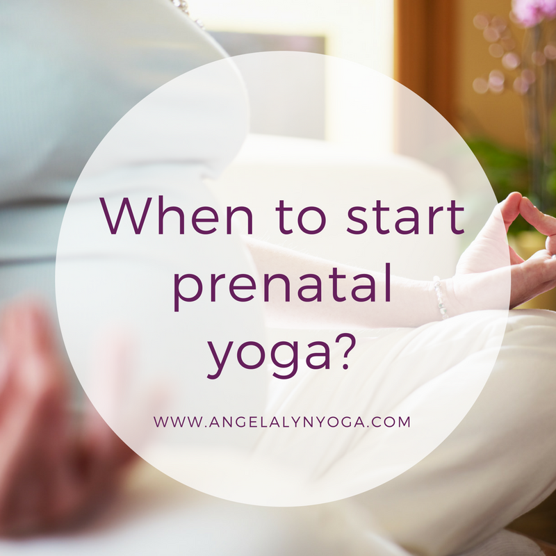 When to Start Prenatal Yoga?