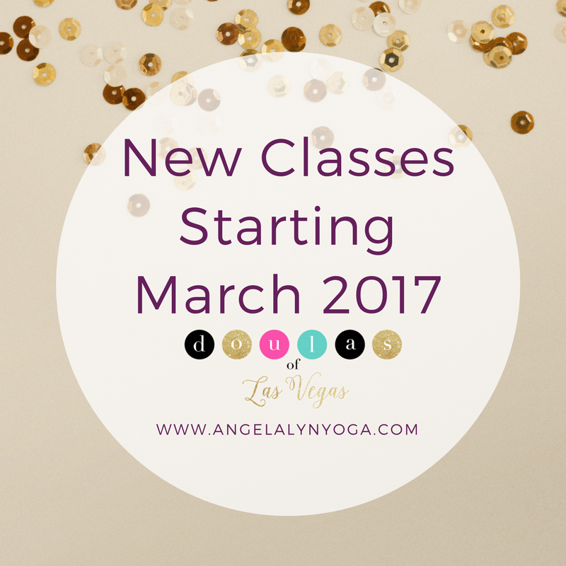 New Class Offerings - Starting March 2017