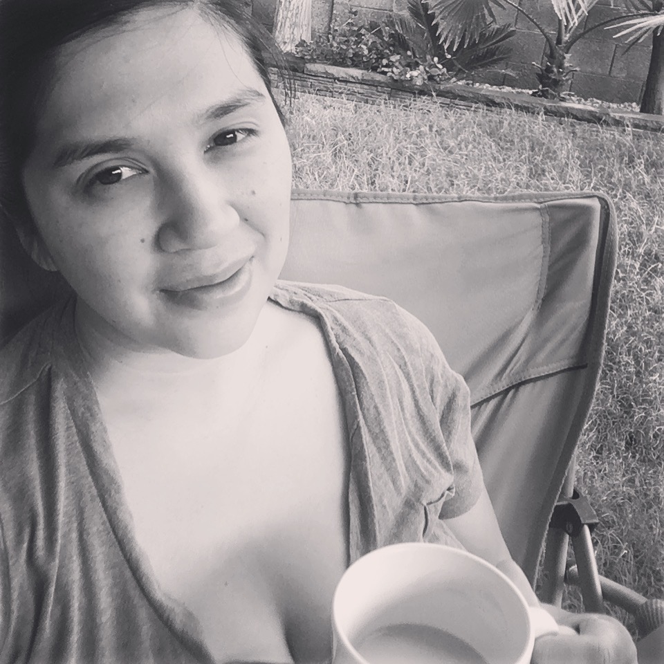 Coffee on the patio