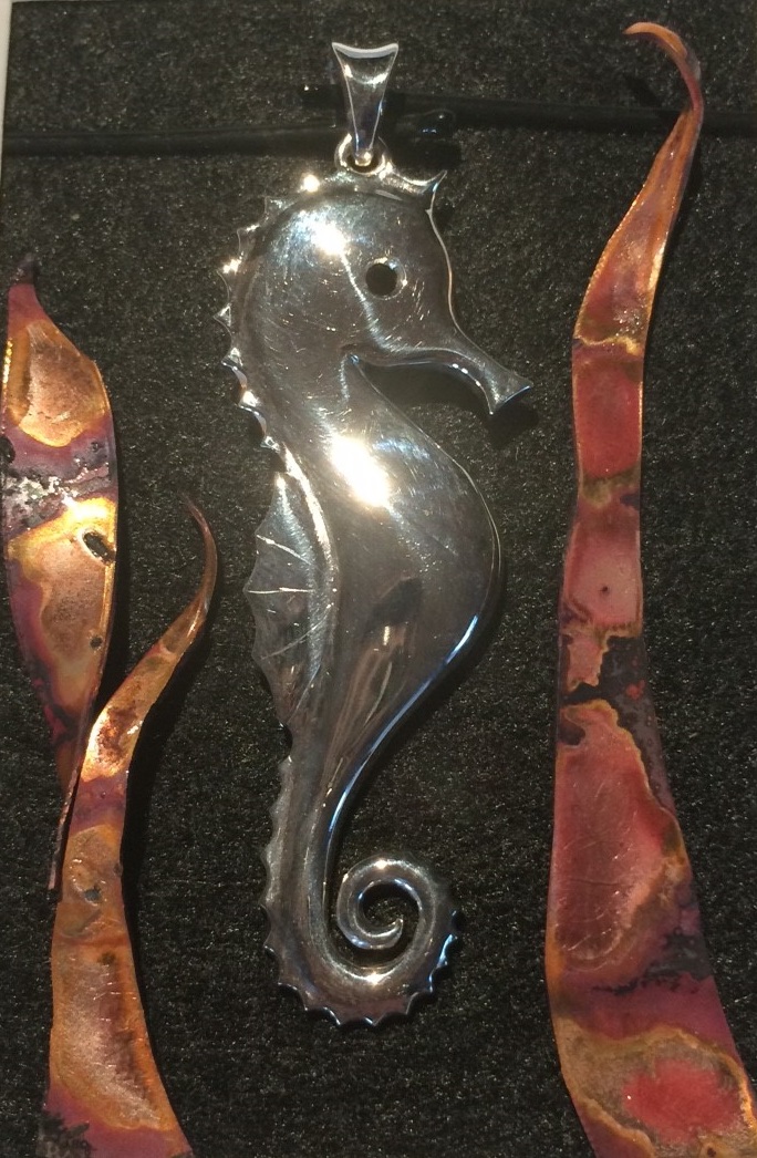 'Sea Horse' Wearable art. Mardi Nichols