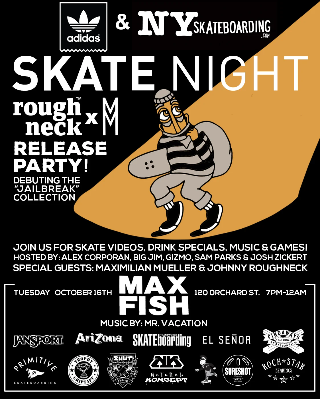 Flyer Art for NYSkateboarding's "SkateNight"