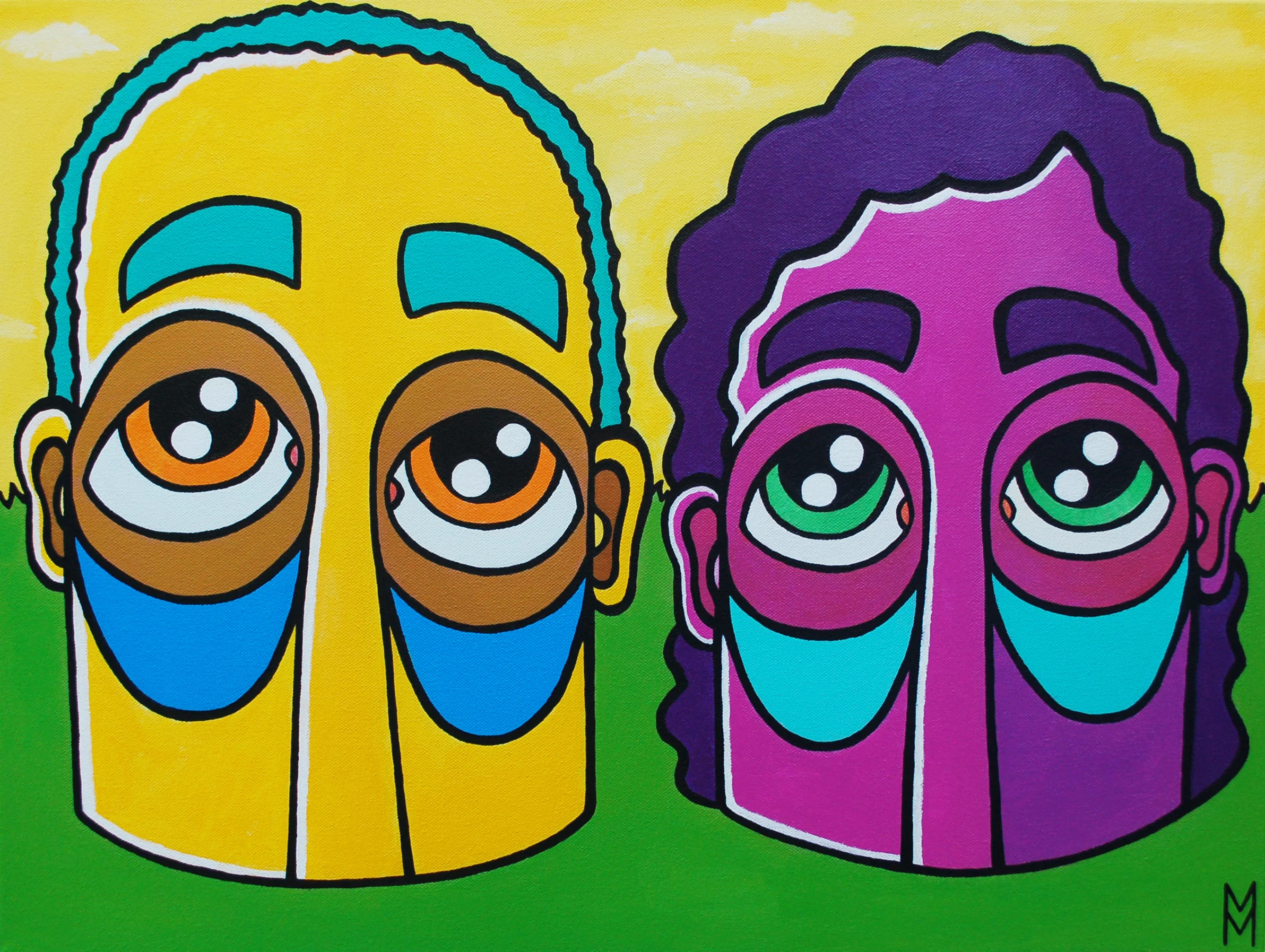 A Day In The Yard 24x18 Acrylic Canvas 2019.jpg