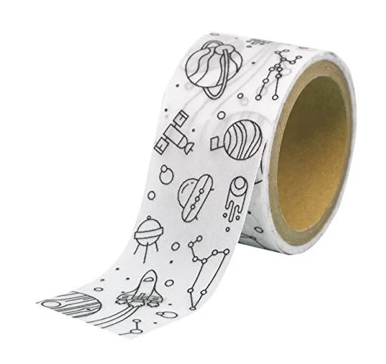    Washi Tape     Washi tape is very low tack so it won’t rip your paper. &nbsp;Get those clean borders    If you’re using masking tape stick it to your pants a few times before sticking it to the paper to avoid tears.  