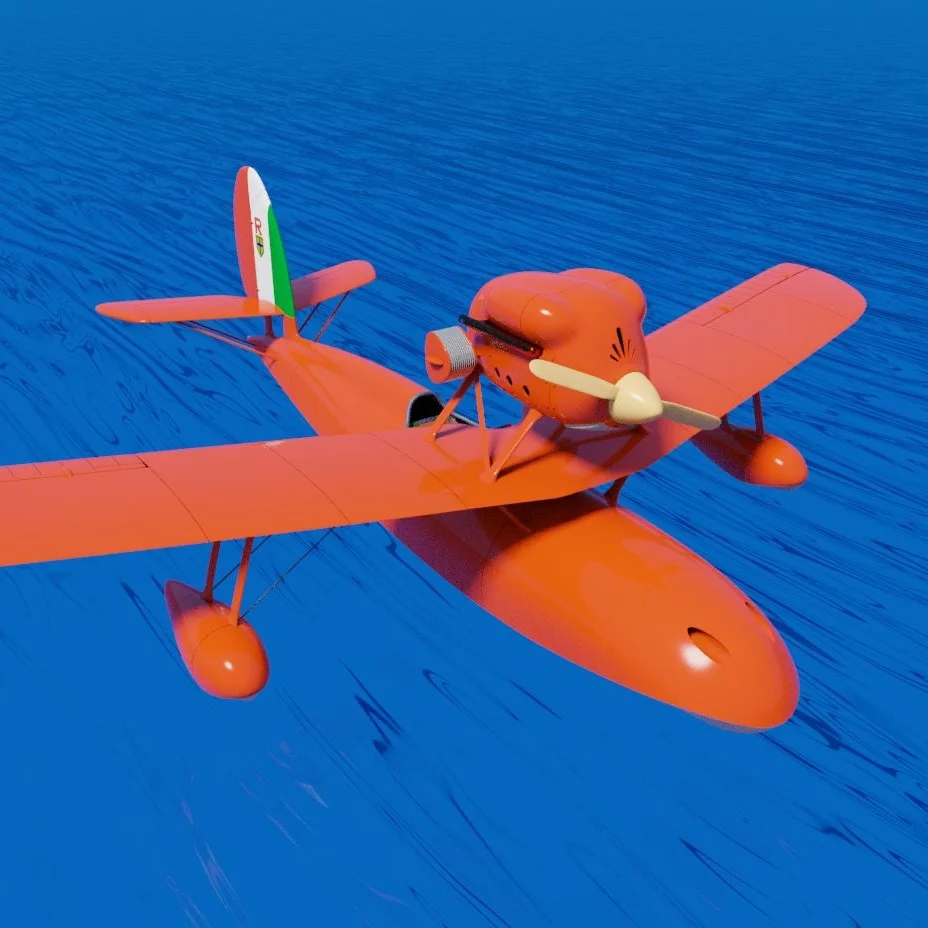 Porco Rosso Seaplane