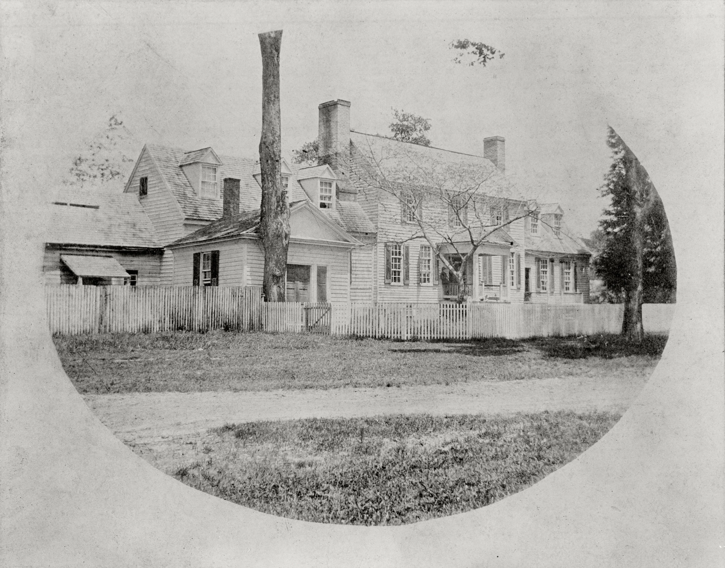 St. George-Tucker House, ca. 1904 (home of Mrs. Cynthia Bevery Tucker Coleman)