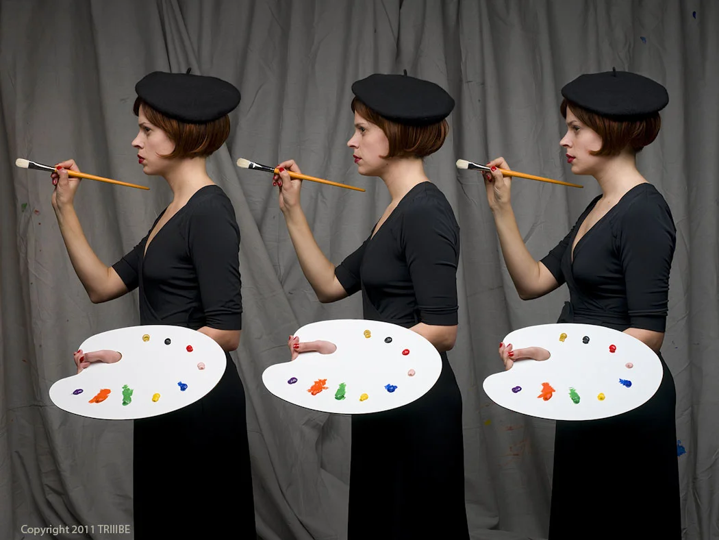 TRIIIBE creates the tableau called Paint by Number.TRIIIBE crea