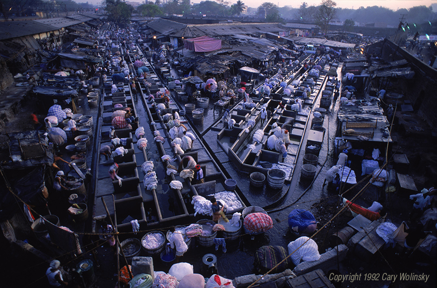 Shyam Lal Dhobi, a large laundry on Riche Road in Bombary. 