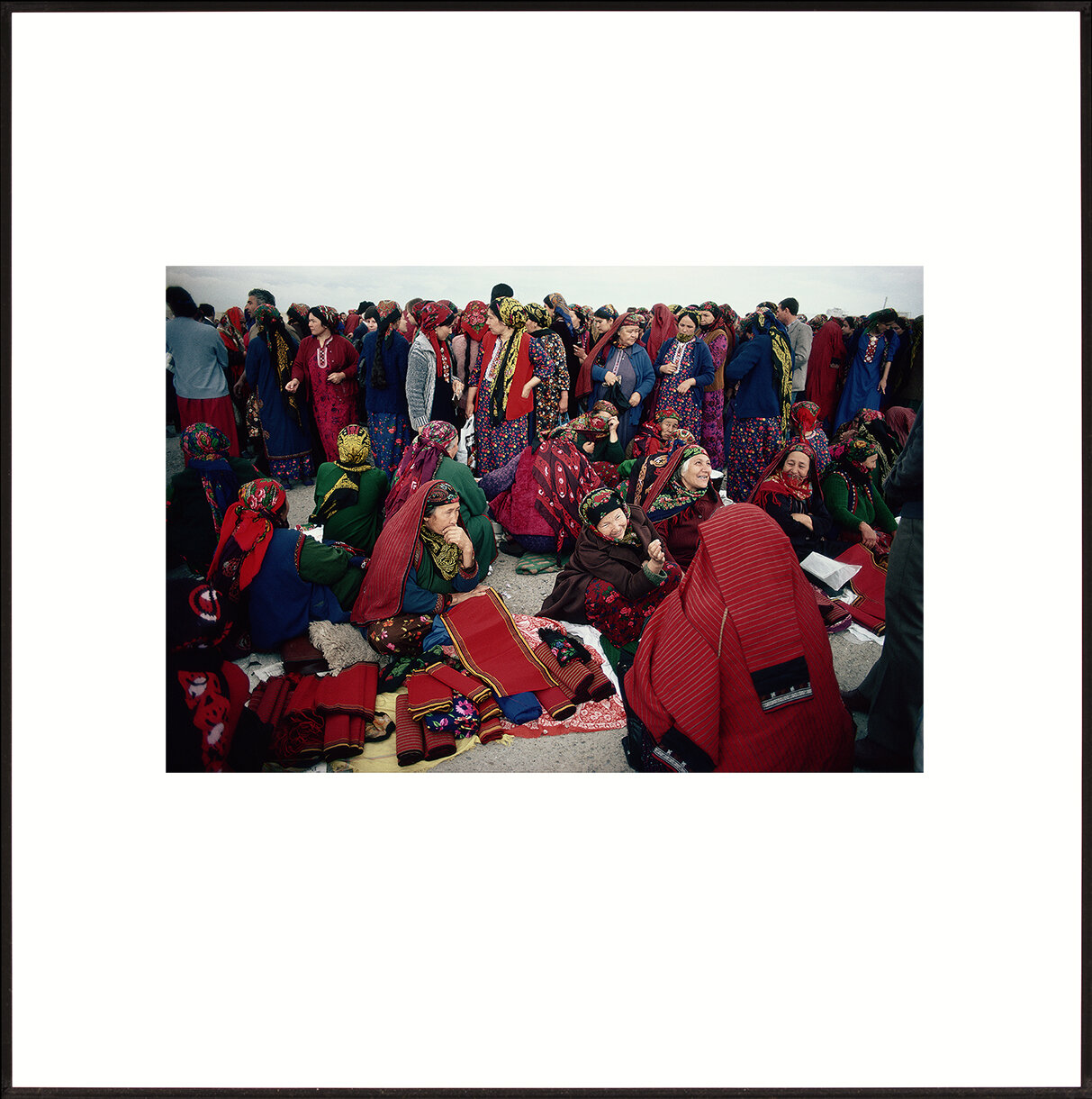 Ashkhabad Silk Market , 6 2/3 x 10”, CW41