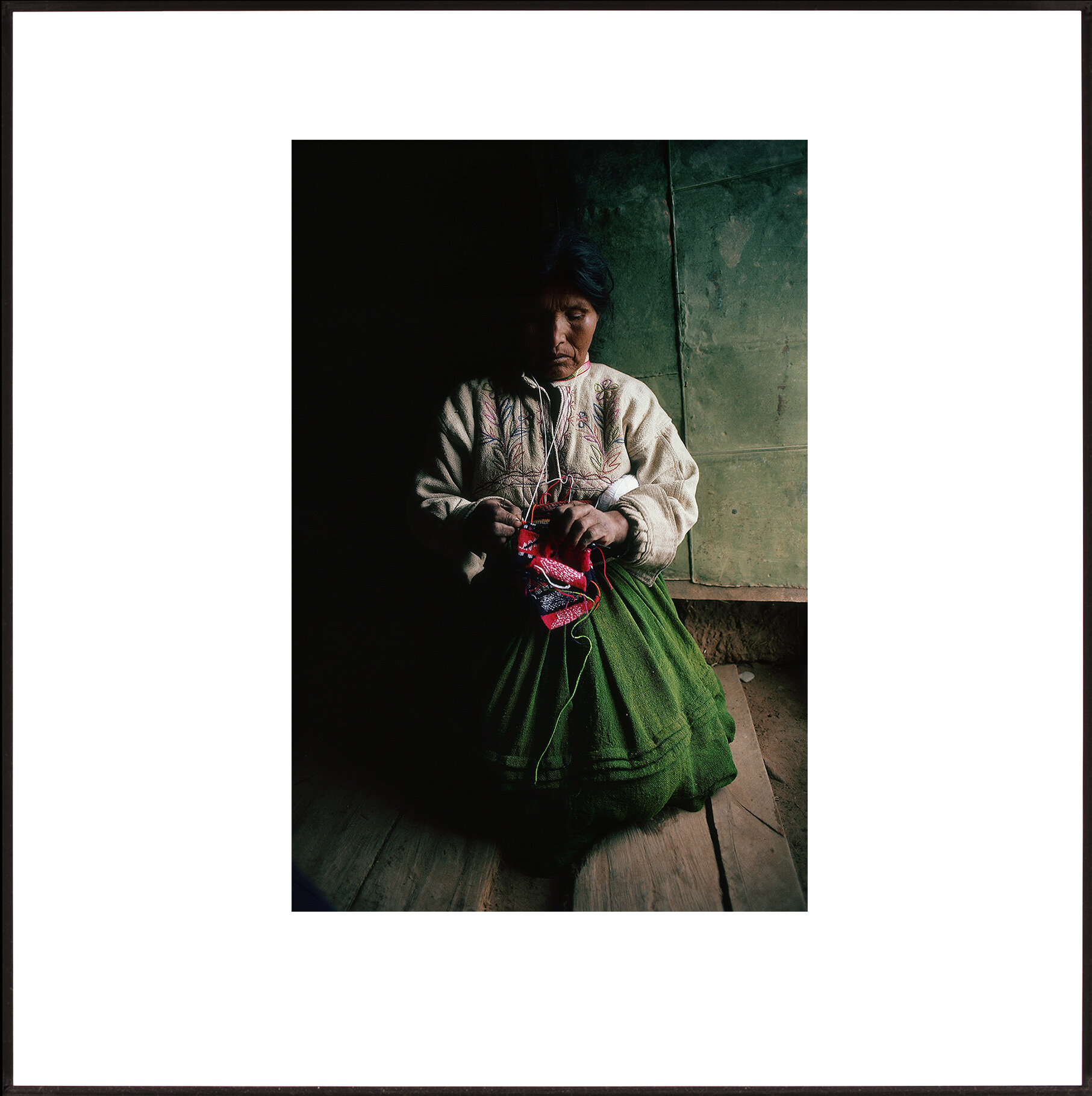 Peruvian Knitter, 10 x 6 11/16”, CW22