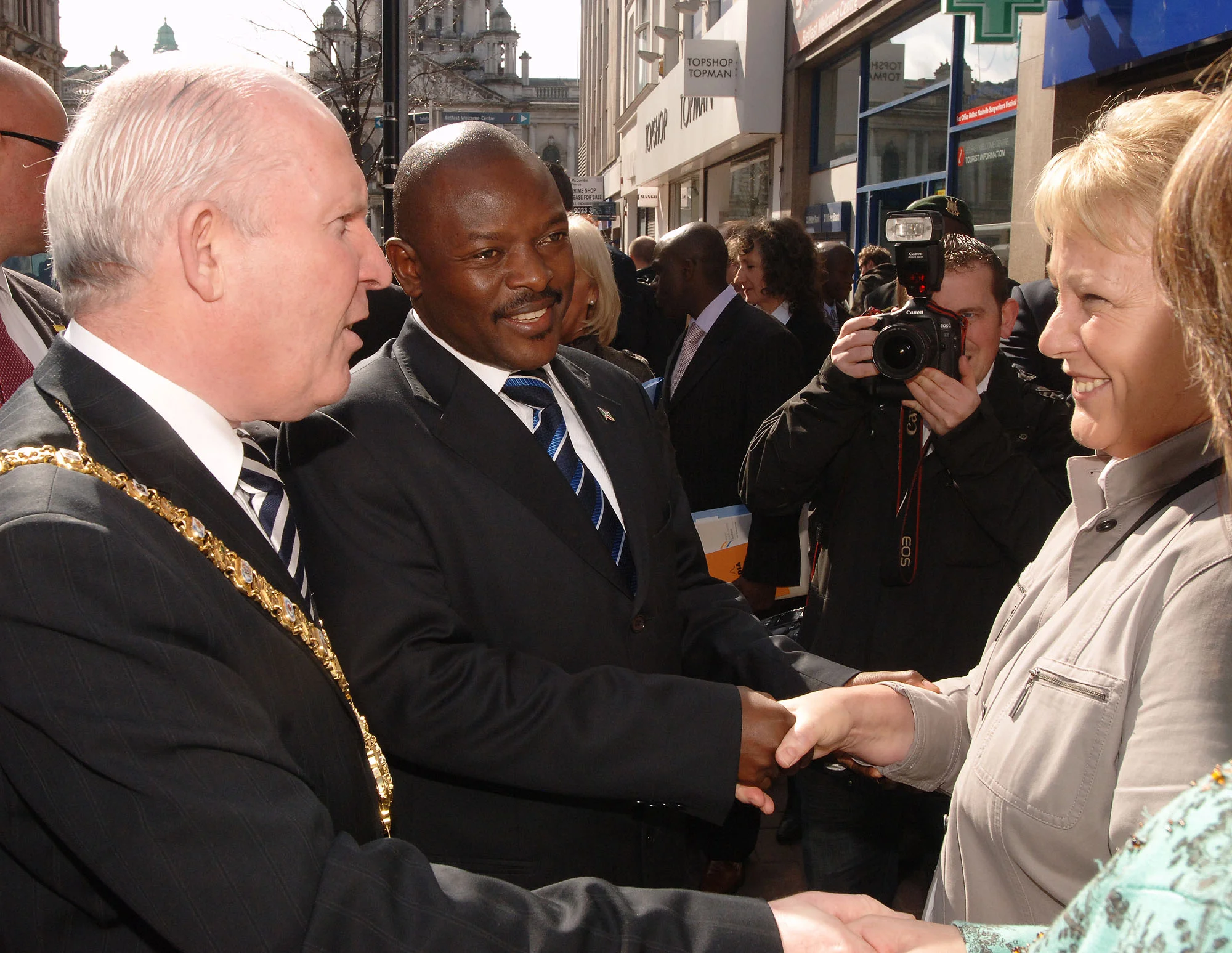 Presient of Burundi visits Northern Ireland