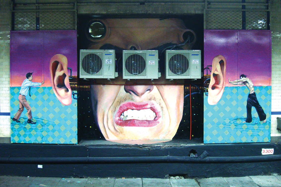 11 Martin Ron mural in metro station Plaza Miserere, Buenos Aires.jpg