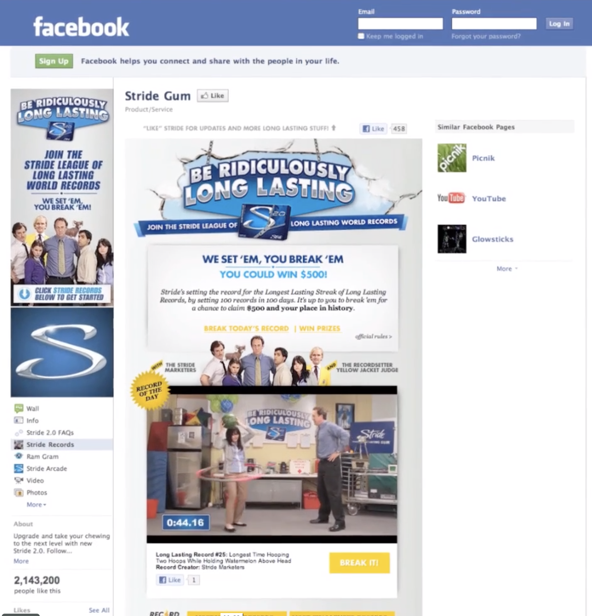 Stride Gum Stupid Records