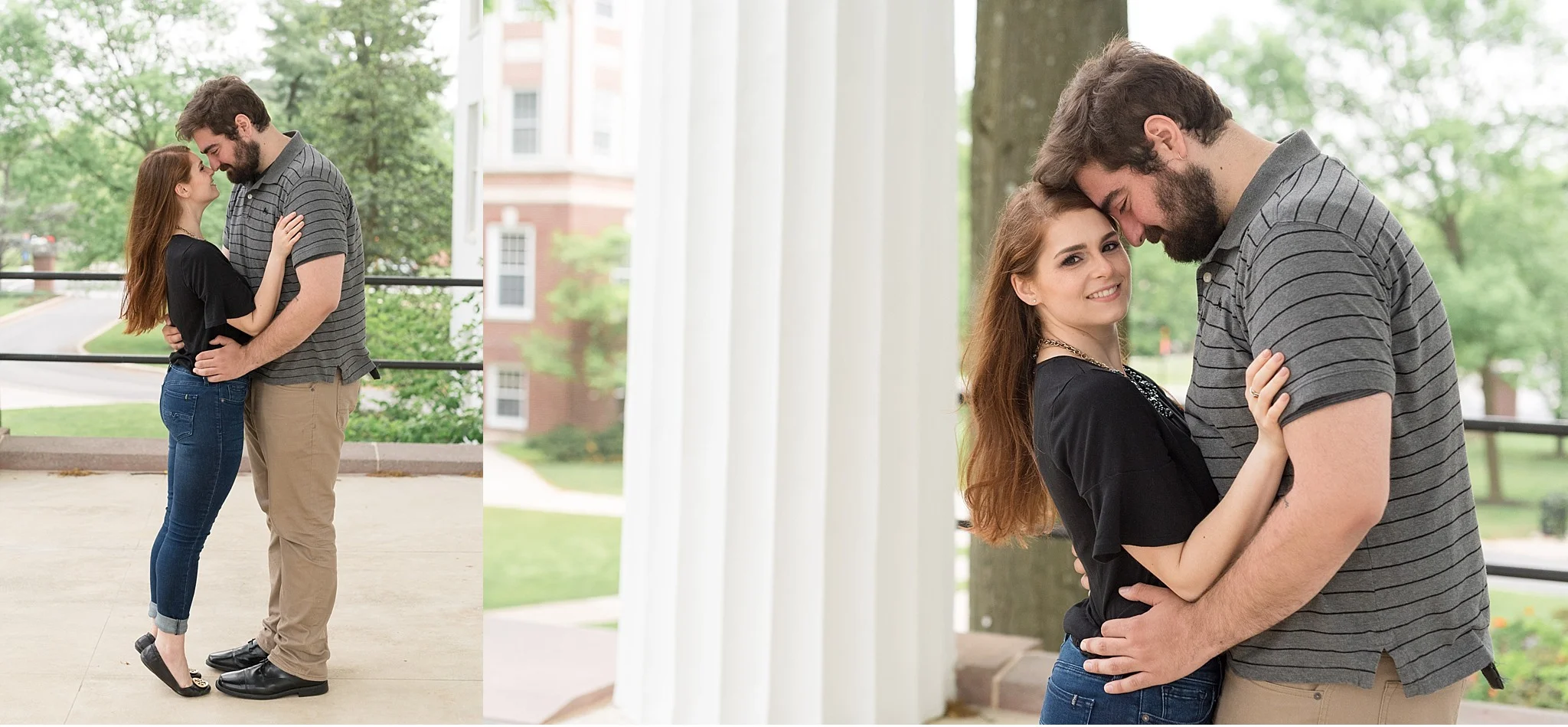 Rainy spring engagement session Gettysburg College Campus Wedding Photography Photo_1483.jpg