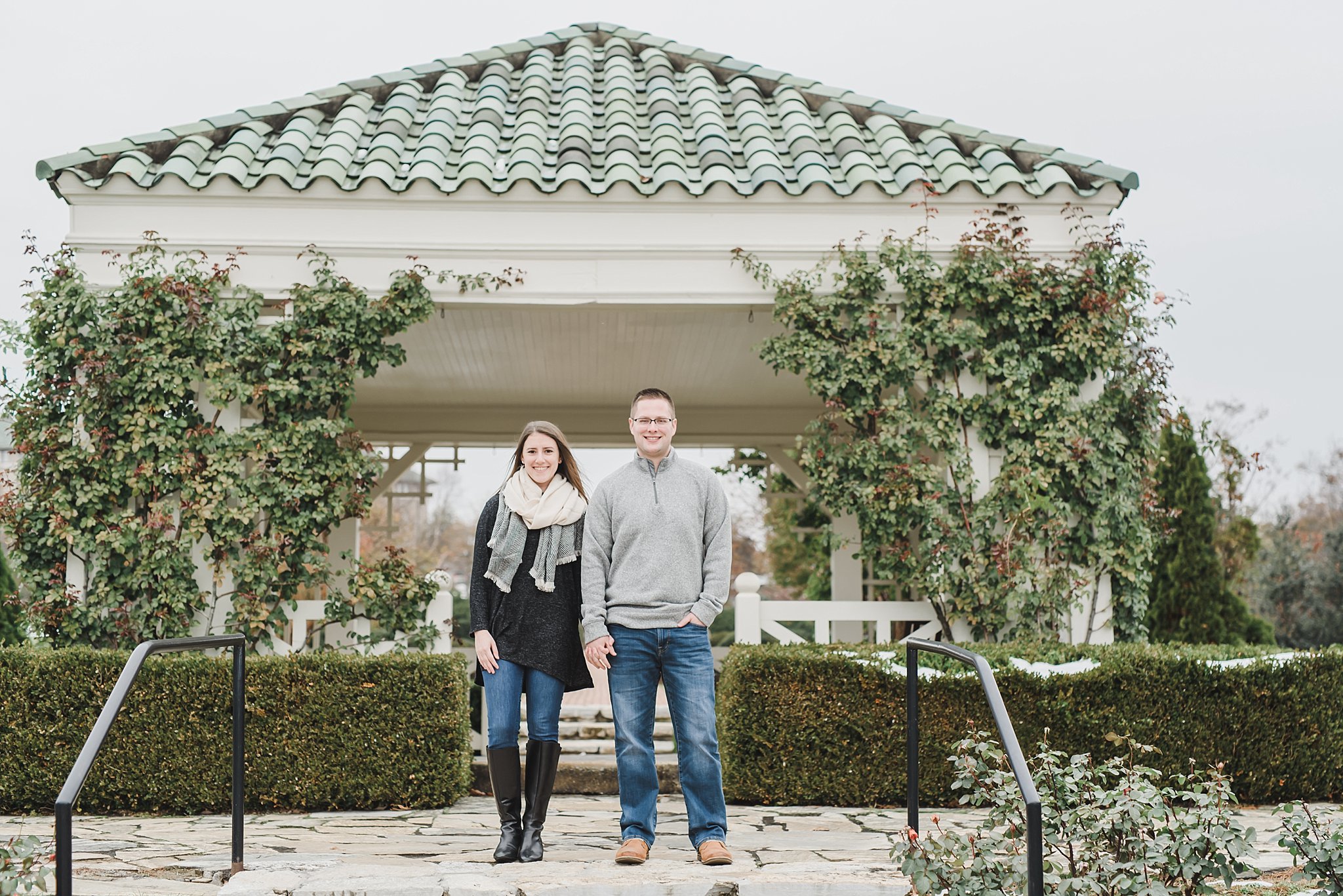 Jamie Dylan Hershey Gardens Engagement Lancaster Wedding