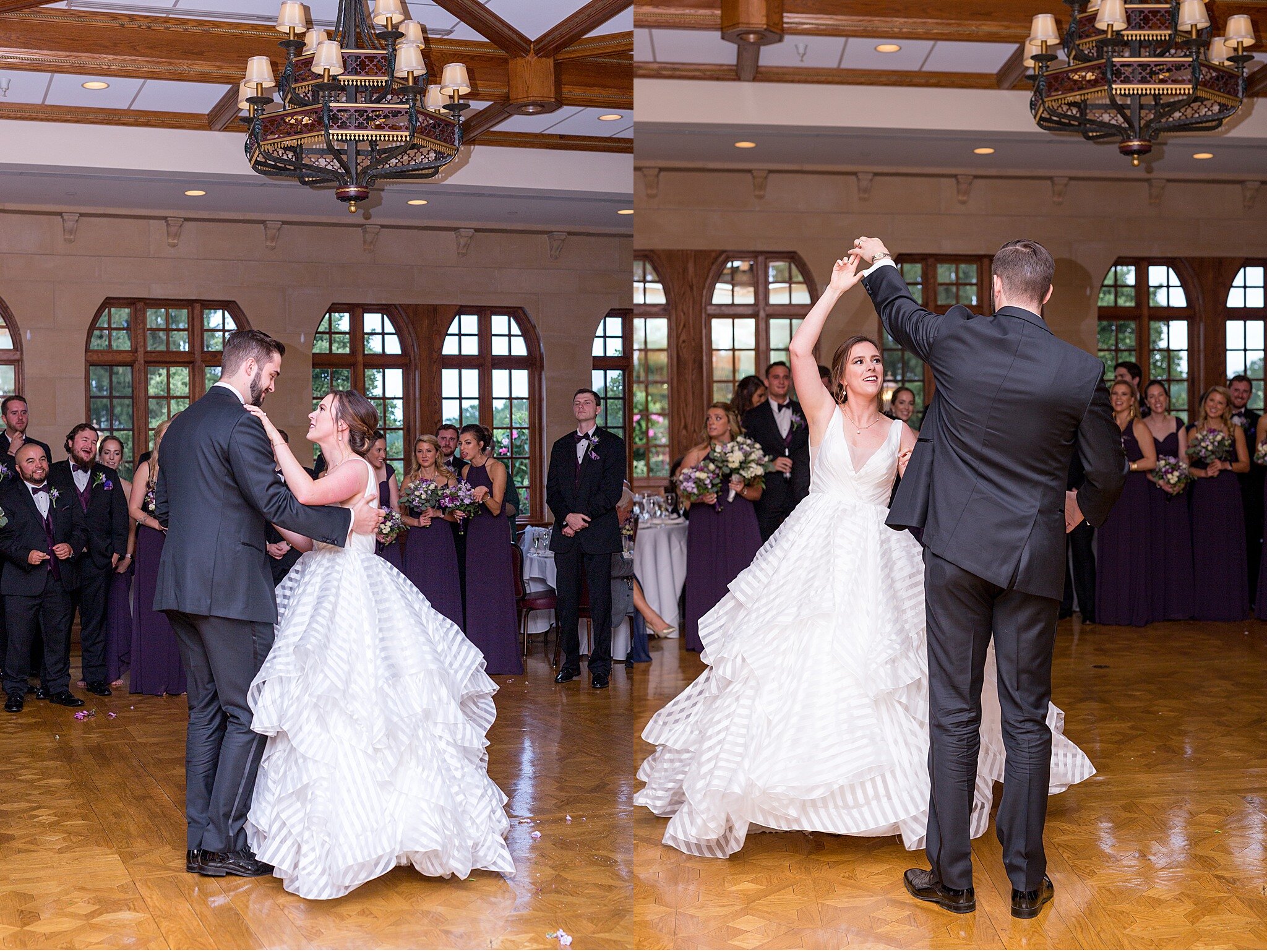 Black and white bride groom portrait Aronimink golf club Philadelphia photography wedding