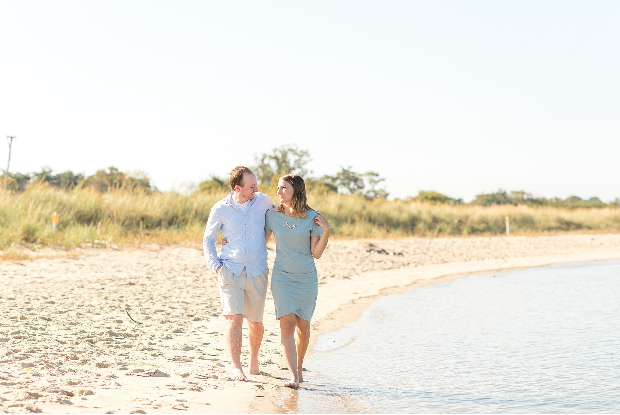 Cape Henlopen sunrise engagement session summer photography