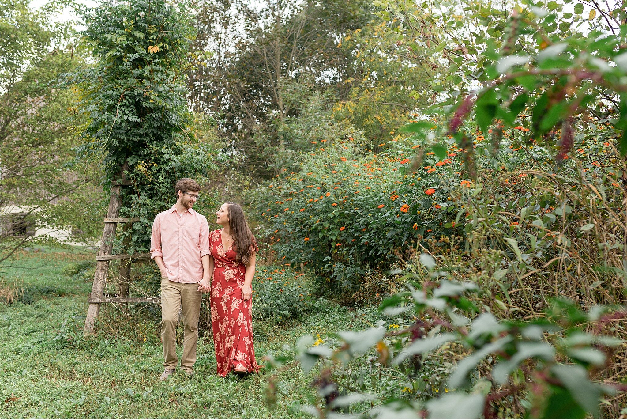 Lititz PA Romantic Floral Garden Engagement Session Lancaster Couty Wedding Photography_4288.jpg