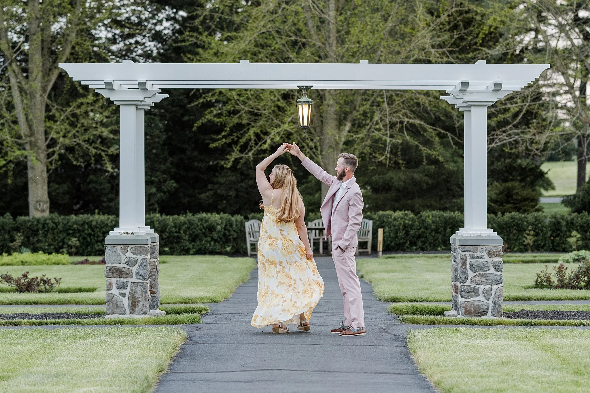 Masonic Village Elizabethtown Kelsey and Justin Engagement — Lancaster Wedding and Engagement