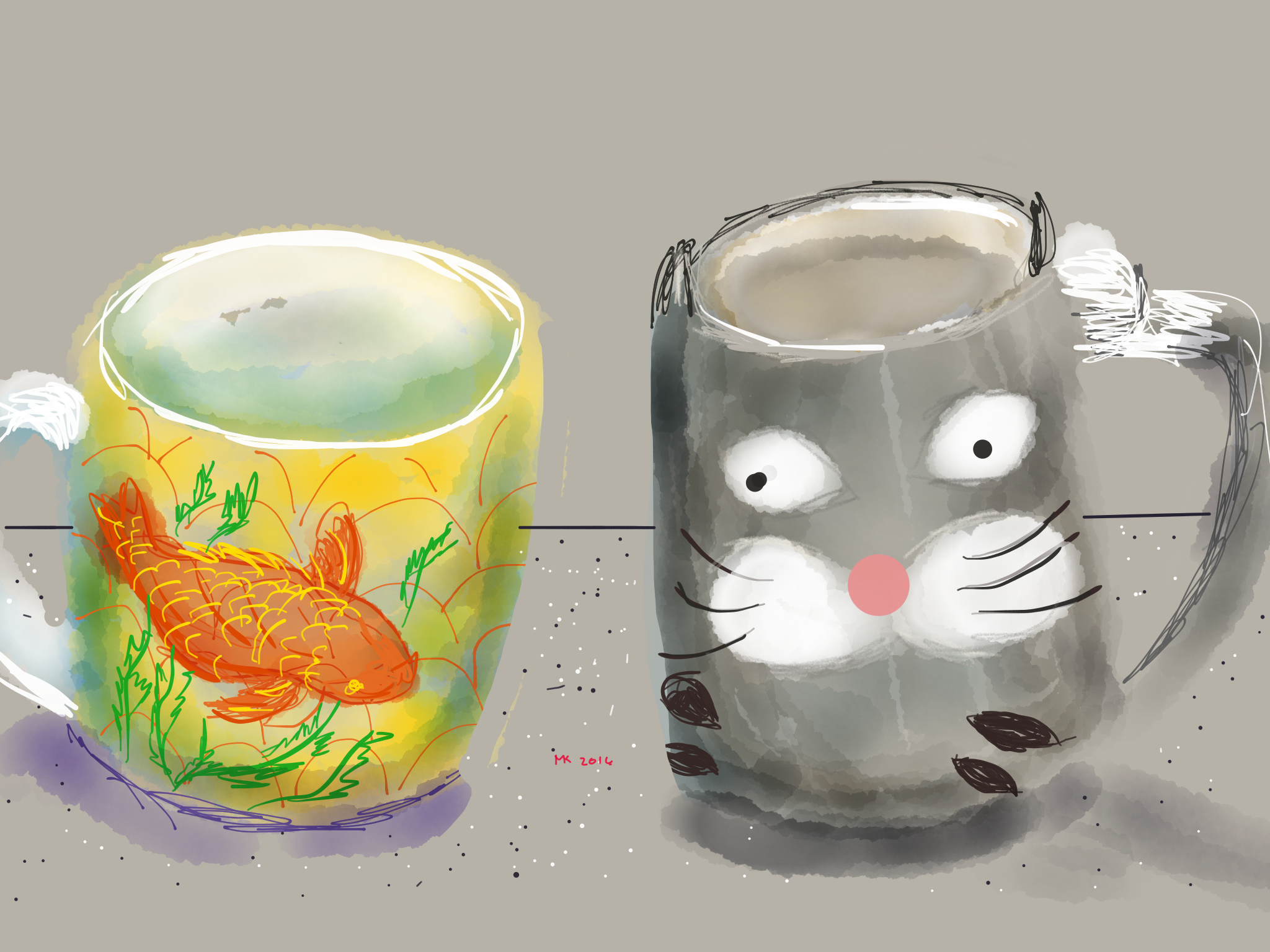 Always time for coffee: MUG SHOTS
