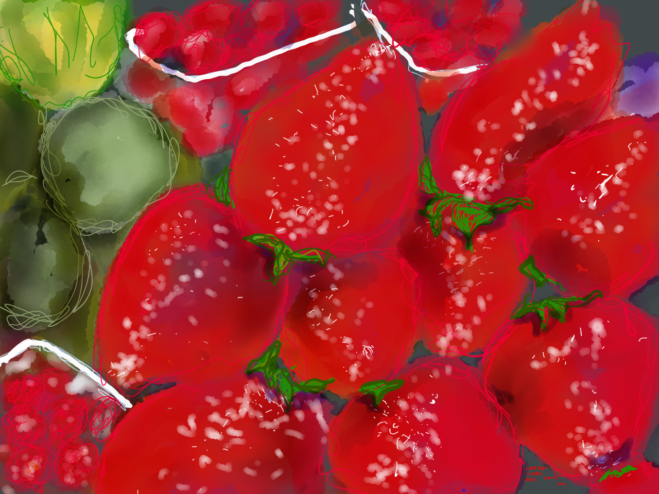 Lush Strawberies in Fez