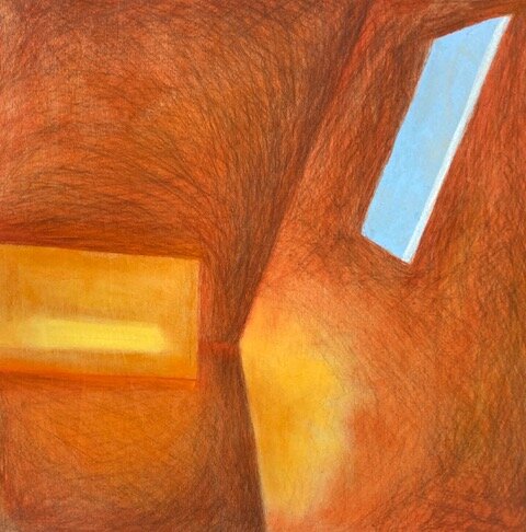 ORANGE SKYLIGHT #1, 2021