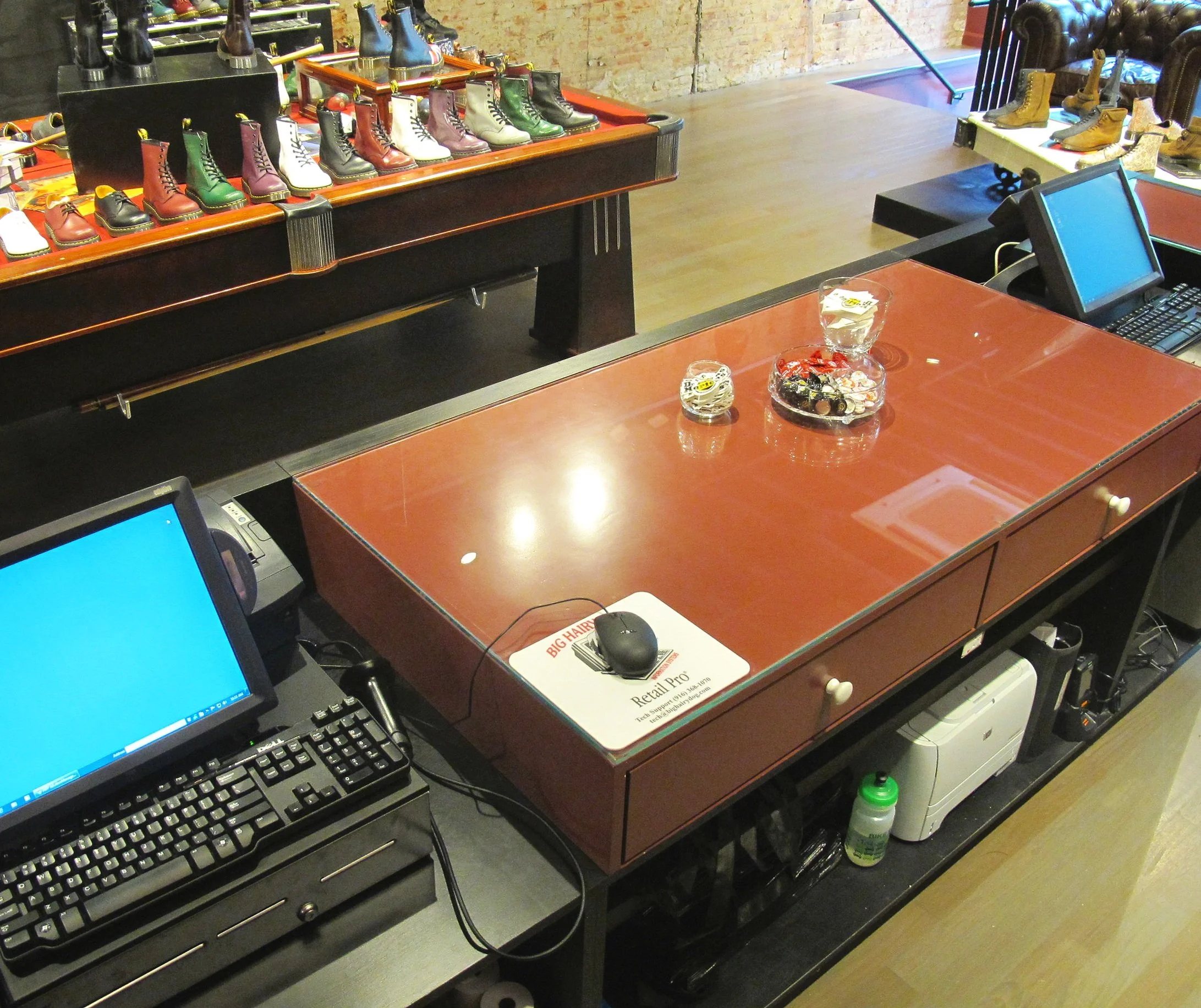  Another view of the  Dr. Martens  check-out area in Philadelphia  