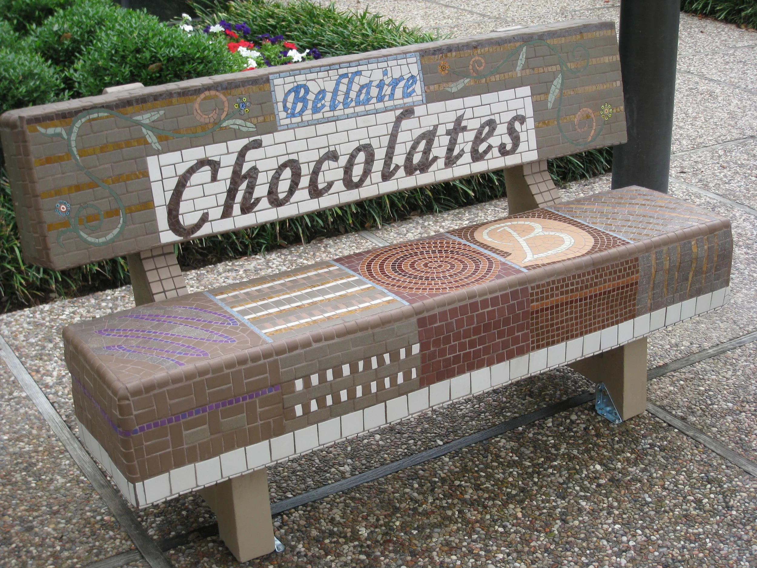 Bellaire Chocolates Bench