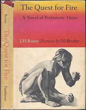 Quest for Fire book cover, courtesy of WikiCommons.