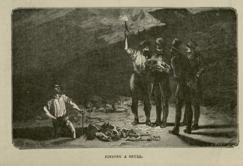 "Alas, poor Yorick..." Half Hours Underground: Volcanoes, Mines, and Caves , 1888. 
