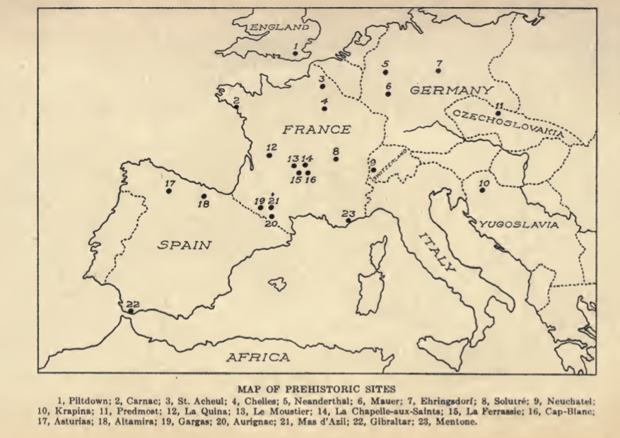 From Prehistoric Man , published by the Field Museum 1933. (Online copy here .)