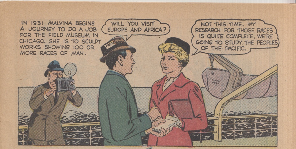 From "Artist in Bronze and Stone", Treasure Chest , 1970. (scan by L. Pyne)