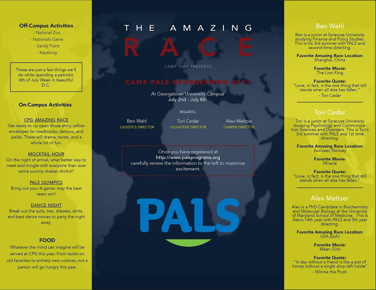 Director Blog Series: Camp PALS Georgetown Click on the image to view all the exciting details!