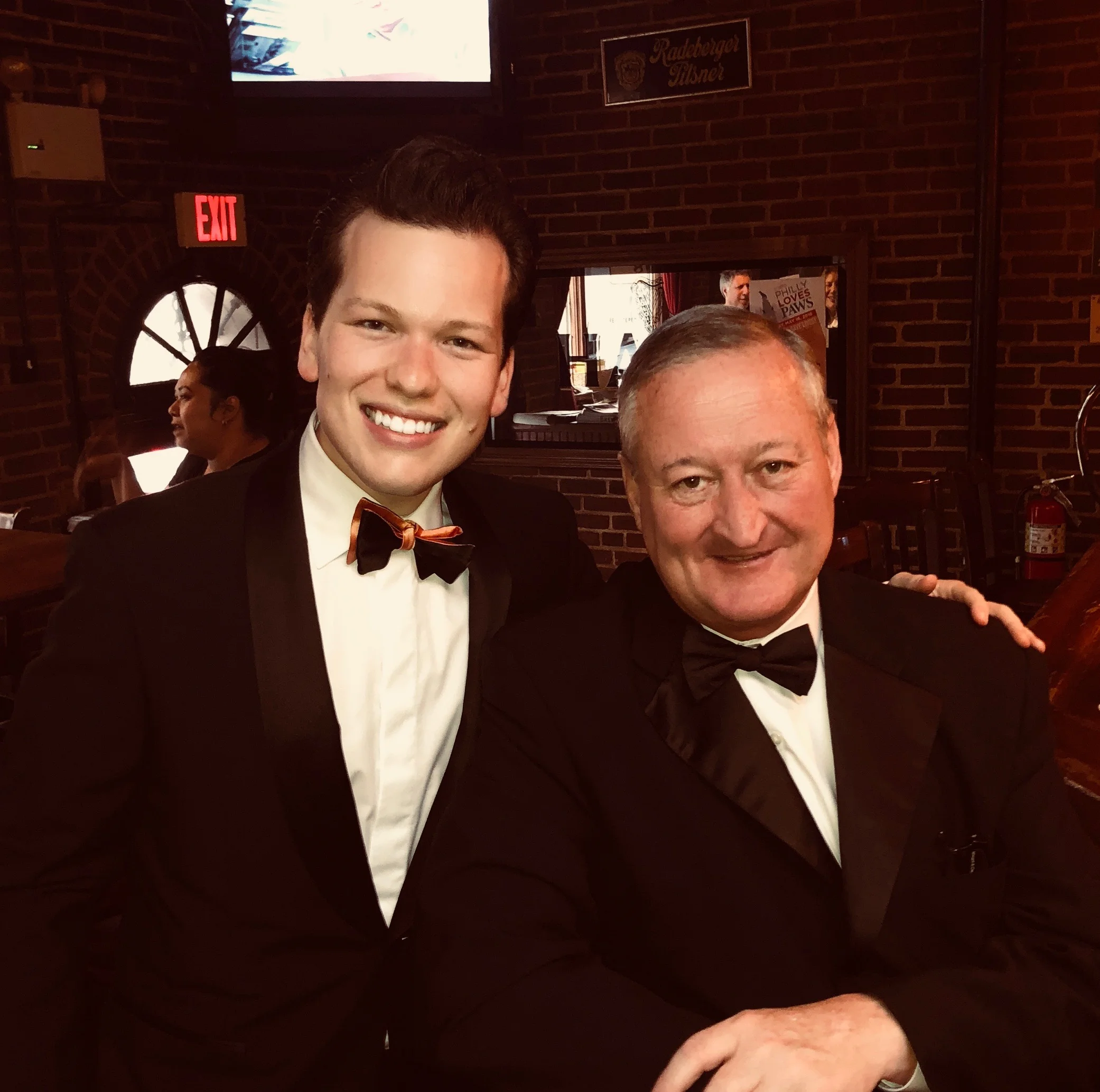 PALS Programs Board Member Garrett Snider and Philadelphia Mayor Jim Kenney