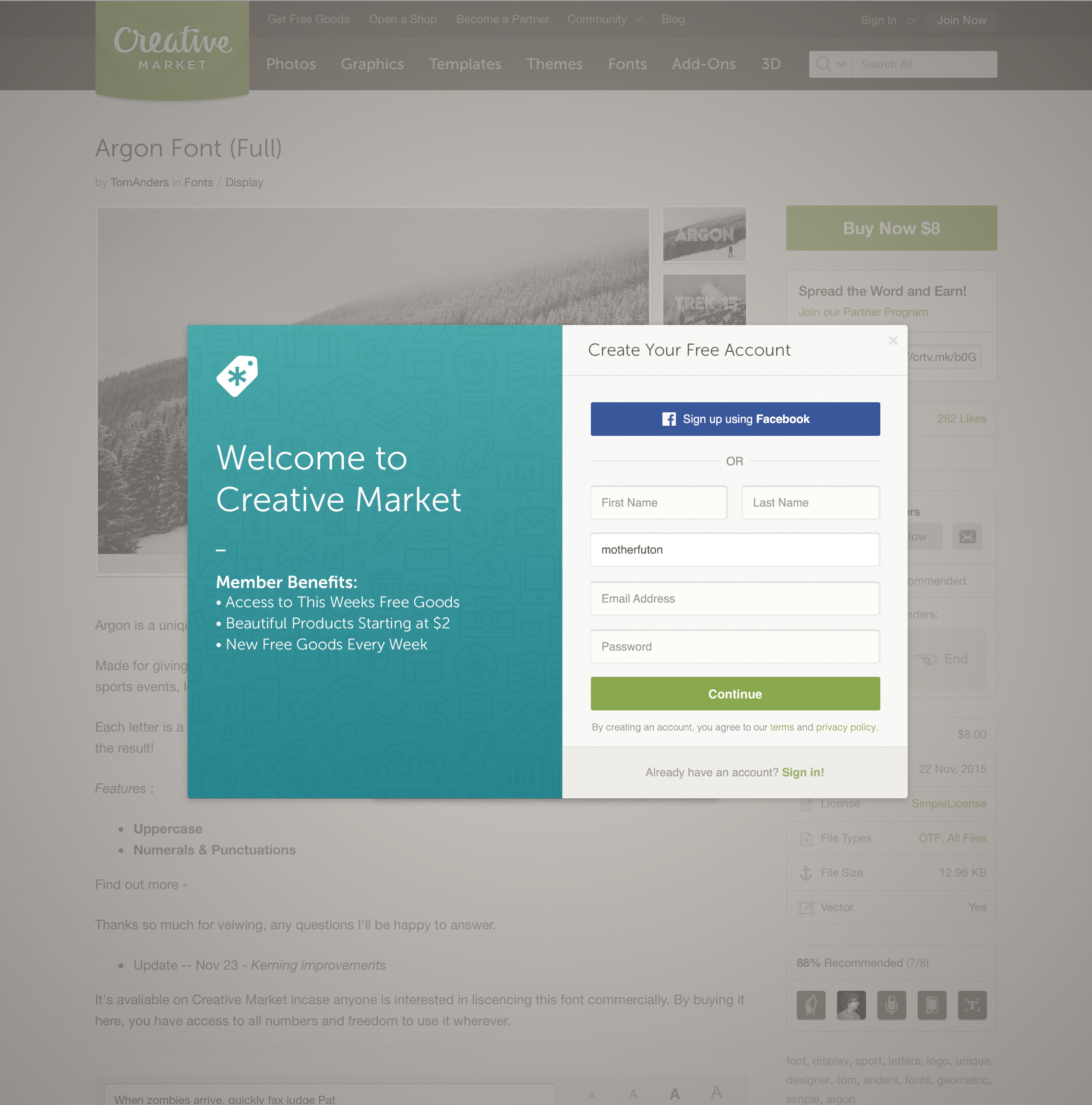 The winning a/b test option featuring member benefits.