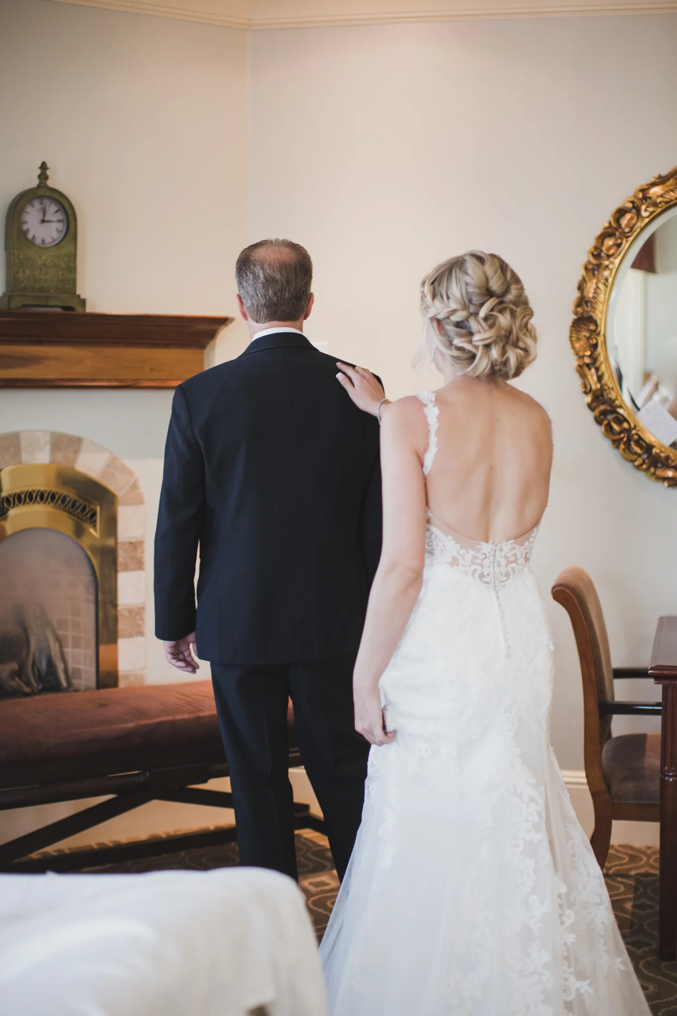 Father & daughter, first look