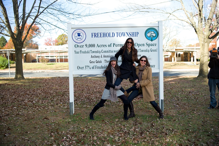 Jaime in Freehold with Danielle and Luci