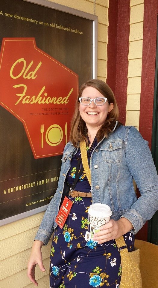Director, Holly L. De Ruyter, at the Flyway Film Festival.