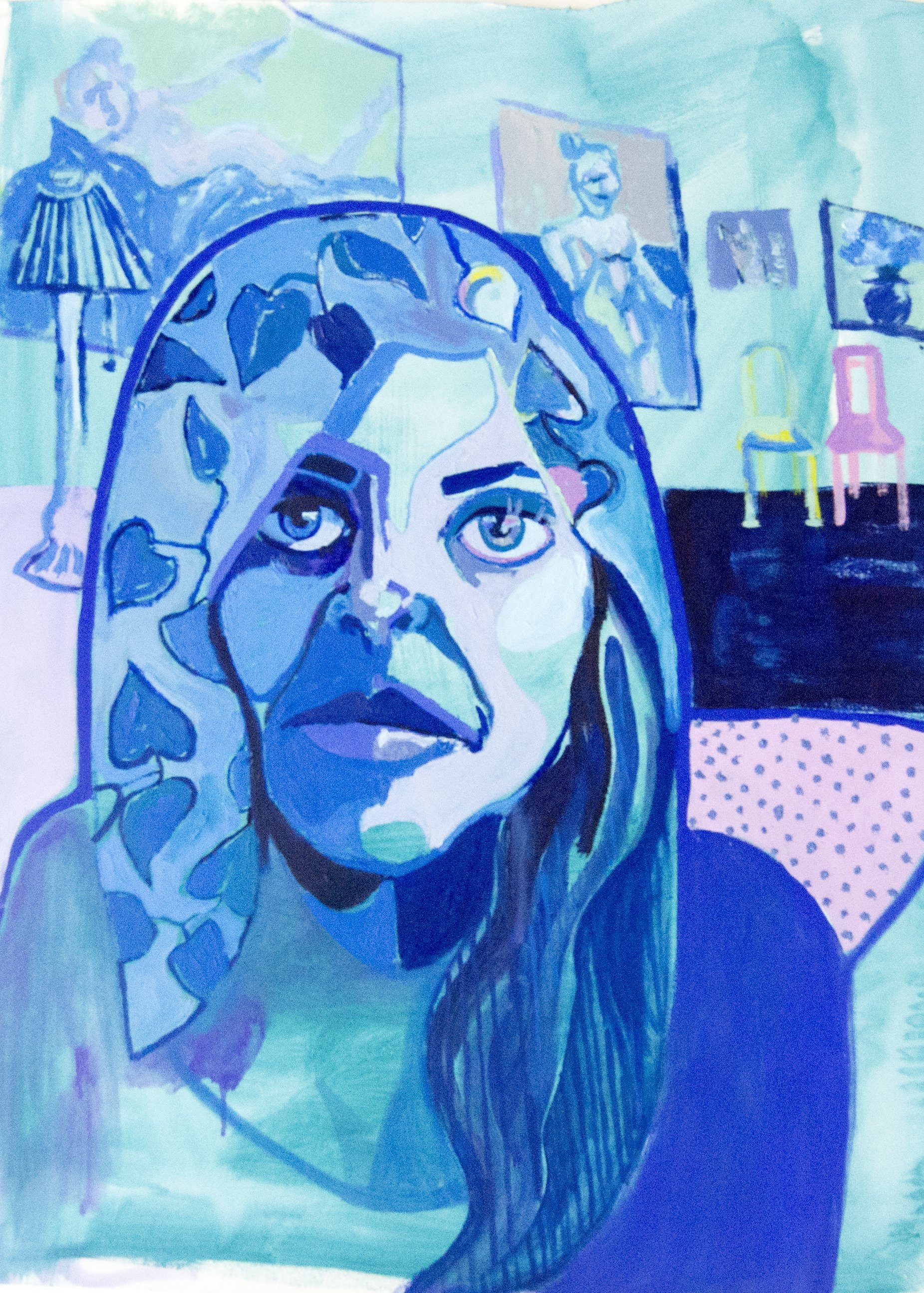 Blue (Self Portrait)