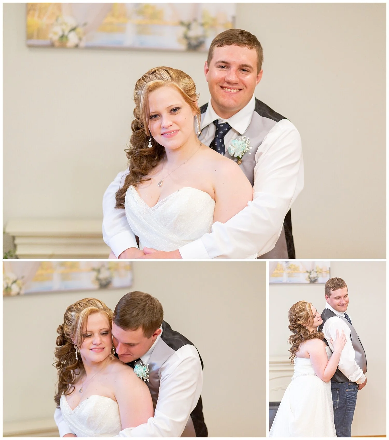 Once we raced inside before the downpour we gathered the family for family formals then continued our couple session before dinner.