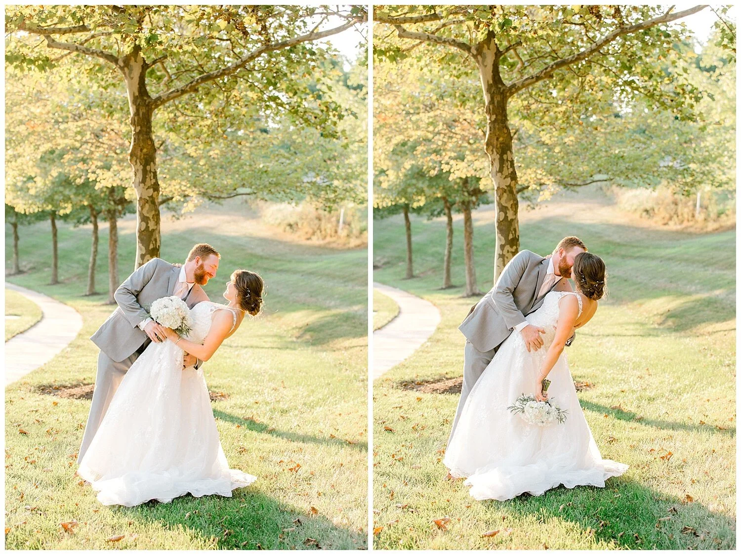 We found a nice open spot for some golden hour goodness before we headed back to the party!