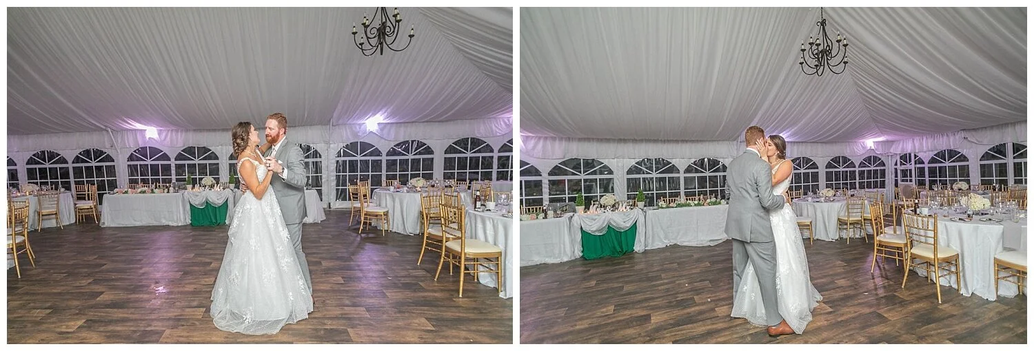 At the end of the evening guests cleared out so the couple could share one final dance. A nice private intimate moment between the two before they said their goodbyes and headed off in the getaway cars!