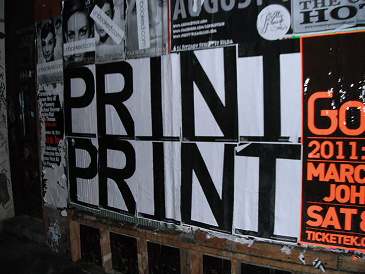 PRINT commercial poster dimensions variable