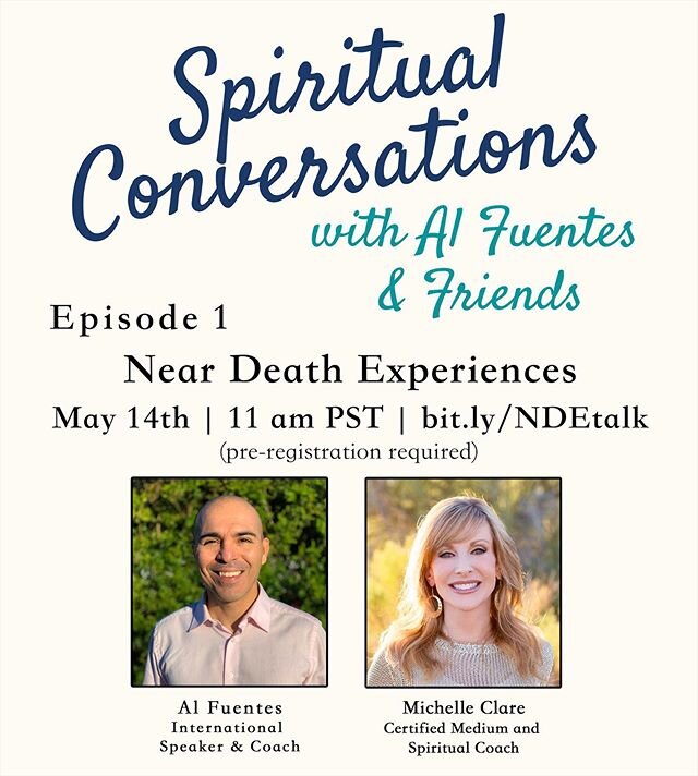3 near death experiences and @medium_michelle_clare lives to tell about it!! This is going to be a whole lot of fun! Click on my bio or go to bit.ly/ndetalk to register for the FREE event! #neardeathexperience