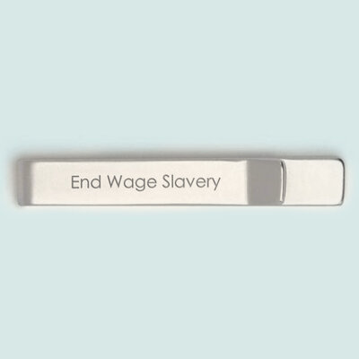 Protest tie clips